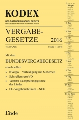 KODEX Vergabegesetze 2016 - Konetzky, Georg; Doralt, Werner