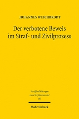 Der verbotene Beweis im Straf- und Zivilprozess - Johannes Weichbrodt