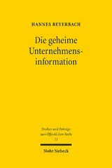 Die geheime Unternehmensinformation - Hannes Beyerbach