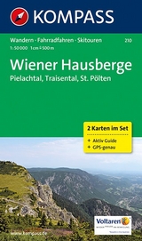 KOMPASS Wanderkarte Wiener Hausberge - Pielachtal - Traisental - St. Pölten - 