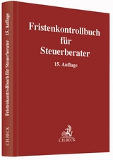 Fristenkontrollbuch für Steuerberater - 