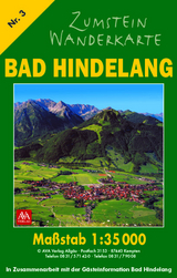 Zumstein Wanderkarte Bad Hindelang - 