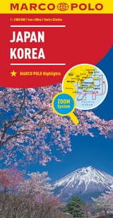 MARCO POLO Kontinentalkarte Japan, Korea 1:2 Mio.