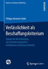 Verlässlichkeit als Beschaffungskriterium - Philipp Johannes Nolte