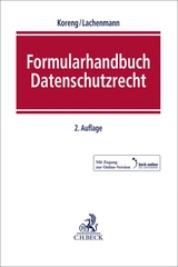 Formularhandbuch Datenschutzrecht - 