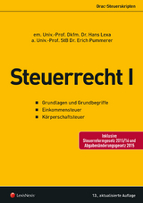 Steuerrecht I - Hans Lexa, Erich Pummerer