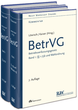 BetrVG, Band 1 und 2 - Löwisch, Manfred; Kaiser, Dagmar; Klumpp, Steffen; Löwisch, Manfred; Kaiser, Dagmar; Klumpp, Steffen