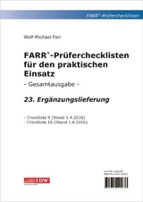 FARR Prüferchecklisten für den praktischen Einsatz - Farr, Wolf-Michael