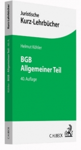 BGB Allgemeiner Teil - Köhler, Helmut; Lange, Heinrich