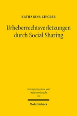 Urheberrechtsverletzungen durch Social Sharing - Katharina Ziegler