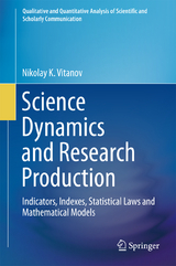 Science Dynamics and Research Production - Nikolay K. Vitanov