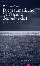 Die traumatische Verfassung des Subjekts, Band II - Peter Widmer