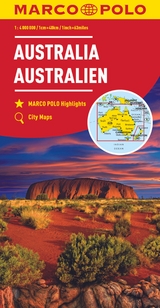 MARCO POLO Kontinentalkarte Australien 1:4 Mio. - 