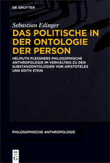 Das Politische in der Ontologie der Person - Sebastian Edinger