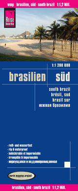 Reise Know-How Landkarte Brasilien, Süd (1:1.200.000) - Reise Know-How Verlag Reise Know-How Verlag Peter Rump