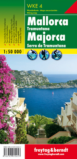 WKE 4 Mallorca - Tramuntana, Wanderkarte 1:50.000 - 