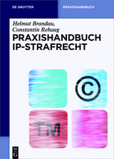 Praxishandbuch IP-Strafrecht - Helmut Brandau, Constantin Rehaag