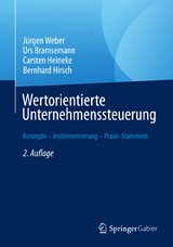 Wertorientierte Unternehmenssteuerung - Weber, Jürgen; Bramsemann, Urs; Heineke, Carsten; Hirsch, Bernhard