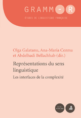 Représentations Du Sens Linguistique - 