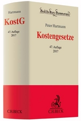 Kostengesetze (KostG) - Hartmann, Peter