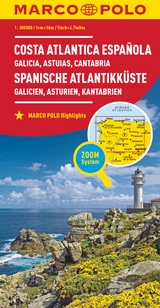 MARCO POLO Regionalkarte Spanische Atlantikküste 1:300.000