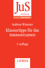 Klausurtipps für das Assessorexamen - Wimmer, Andreas