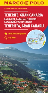 MARCO POLO Karte Teneriffa, Gran Canaria 1:150 000