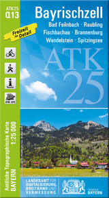 ATK25-Q13 Bayrischzell (Amtliche Topographische Karte 1:25000)