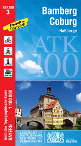 ATK100-3 Bamberg-Coburg (Amtliche Topographische Karte 1:100000) - 