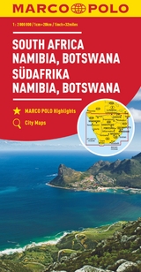 MARCO POLO Kontinentalkarte Südafrika, Namibia, Botswana 1:2 Mio. - 