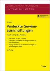 Verdeckte Gewinnausschüttungen - Bernhard Janssen