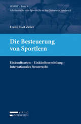 Die Besteuerung von Sportlern - Franz Josef Zeiler