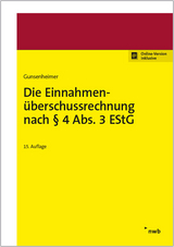 Die Einnahmenüberschussrechnung nach § 4 Abs. 3 EStG - Segebrecht, Helmut; Gunsenheimer, Gerhard