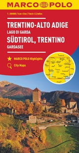 MARCO POLO Regionalkarte Italien 03 Südtirol, Trentino, Gardasee 1:200.000