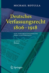 Deutsches Verfassungsrecht 1806 - 1918 - Michael Kotulla