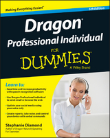 Dragon Professional Individual For Dummies - Stephanie Diamond