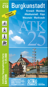 ATK25-C10 Burgkunstadt (Amtliche Topographische Karte 1:25000) - 