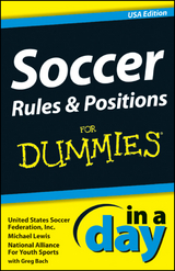 Soccer Rules and Positions In A Day For Dummies -  Michael Lewis