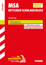 Mittlerer Schulabschluss Hamburg - Deutsch Lösungen - 