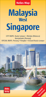 Nelles Map Landkarte Malaysia: West, Singapore - 