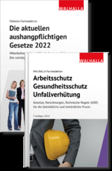 Kombi-Paket Die aktuellen aushangpflichtigen Gesetze 2017 + Arbeitsschutz, Gesundheitsschutz, Unfallverhütung -  Walhalla Fachredaktion