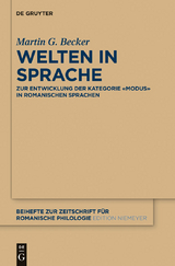 Welten in Sprache - Martin G. Becker