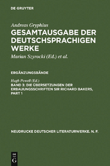 Die Übersetzungen der Erbauungsschriften Sir Richard Bakers - 