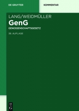 Lang/Weidmüller Genossenschaftsgesetz - 