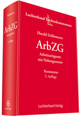 Arbeitszeitgesetz mit Nebengesetzen - Schliemann, Harald