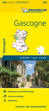 Michelin Karte Gascogne - Michelin