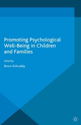 Promoting Psychological Wellbeing in Children and Families - 