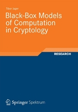 Black-Box Models of Computation in Cryptology - Tibor Jager