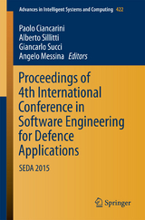 Proceedings of 4th International Conference in Software Engineering for Defence Applications - 