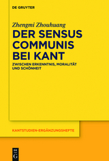 Der sensus communis bei Kant - Zhengmi Zhouhuang